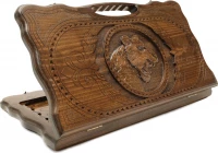 Нарды резные &quot;Тигр&quot; с ручкой 50, Haleyan