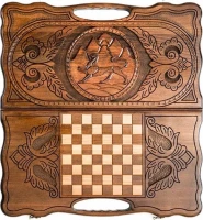 Нарды резные &quot;Герб Осетии&quot;, Rasulov