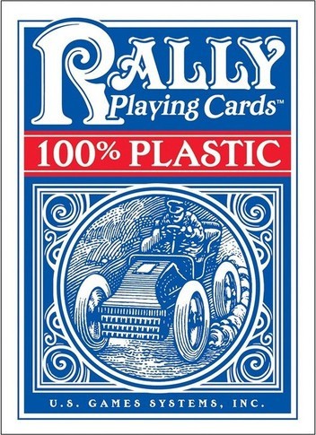 Карты "100% Plastic Rally Playing Сards blue"