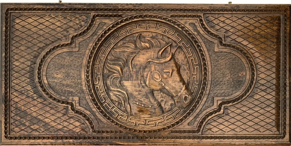 Нарды резные "Лошадь", Mkhitaryan