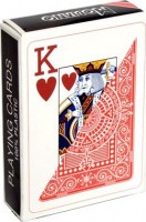 Карты &quot;Modiano Texas Poker&quot; 100% plastic 2 jumbo index red