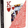 Карты "Modiano Texas Poker" 100% plastic 2 jumbo index red
