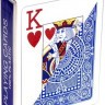 Карты "Modiano Texas Poker" 100% plastic 2 jumbo index blue