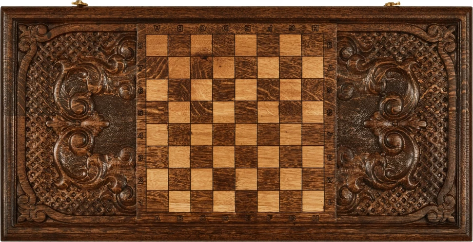 Нарды резные "Герб РФ 2" 50, Mkhitaryan