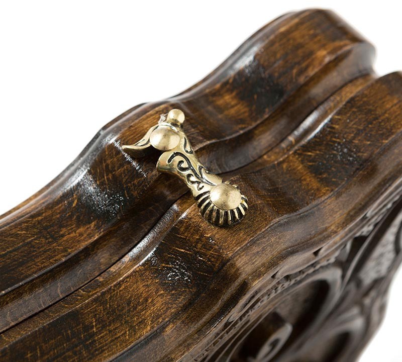 Шахматы + нарды резные "Корона" 40, Haleyan