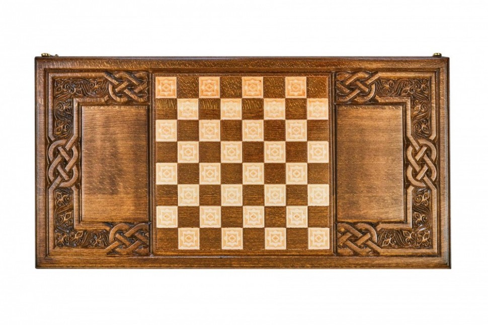 Нарды резные "Армянский узор 7" 60, Haleyan