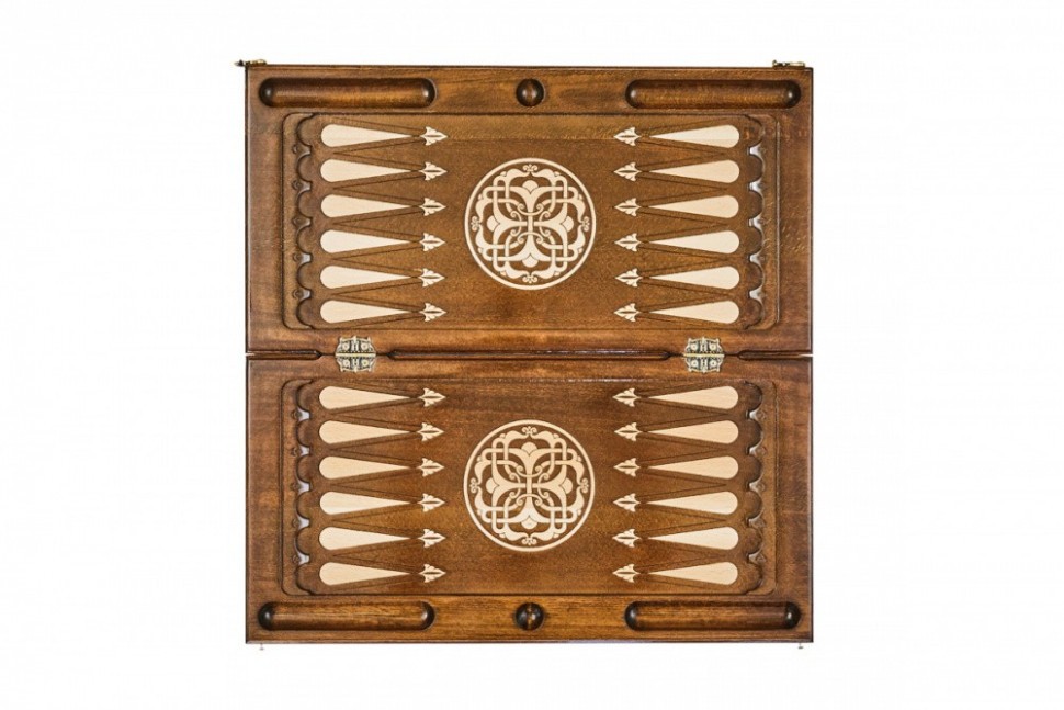 Нарды резные "Армянский узор 7" 60, Haleyan