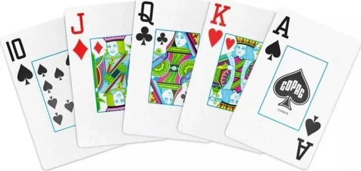 Комплект карт "Elite Bridge Size Jumbo Index Playing Cards Double Deck (red and black) Copag"