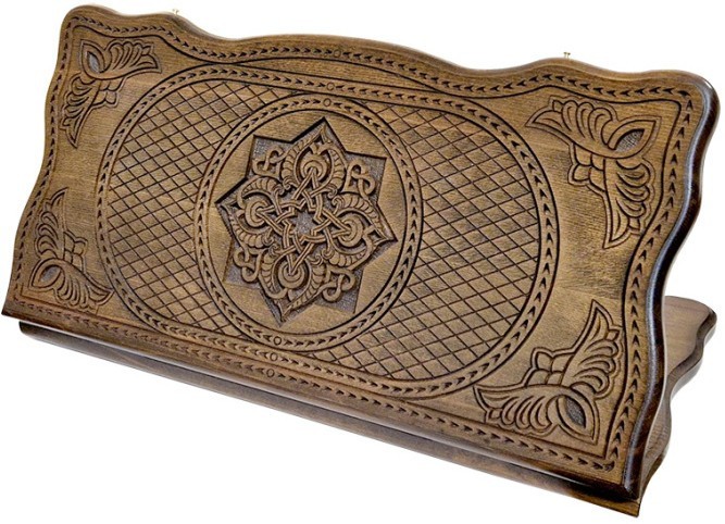 Нарды резные "Тёмный Узор 1" 50, Mirzoyan