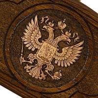 Нарды резные &quot;Герб РФ 3&quot; 40, Mirzoyan