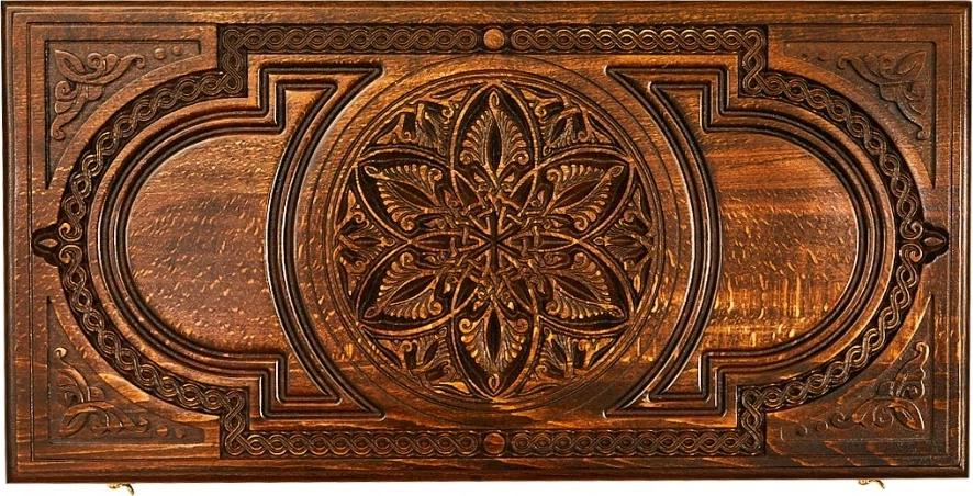 Нарды резные "Армянский фрактал" 60, Ustyan