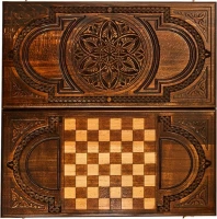 Нарды резные &quot;Армянский фрактал&quot; 60, Ustyan