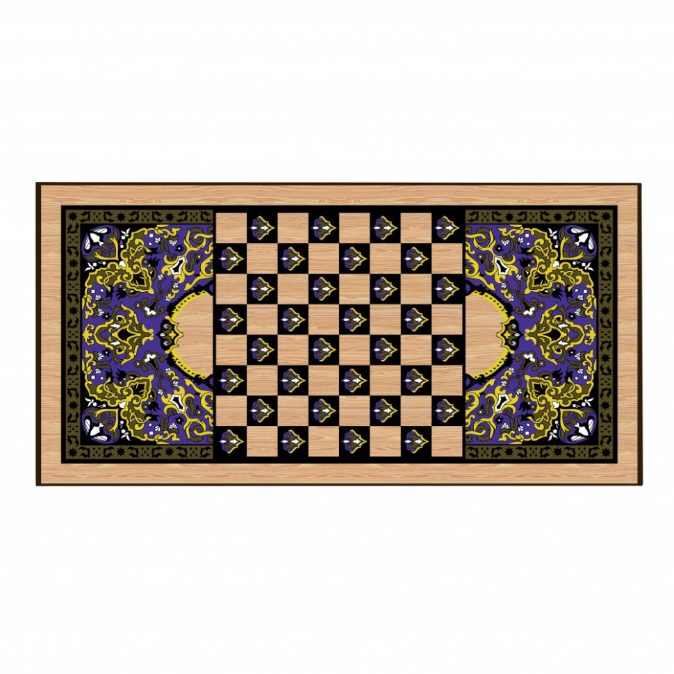 Нарды + Шашки Сирия Сокол средние (Россия, дерево, 50 см), Partida