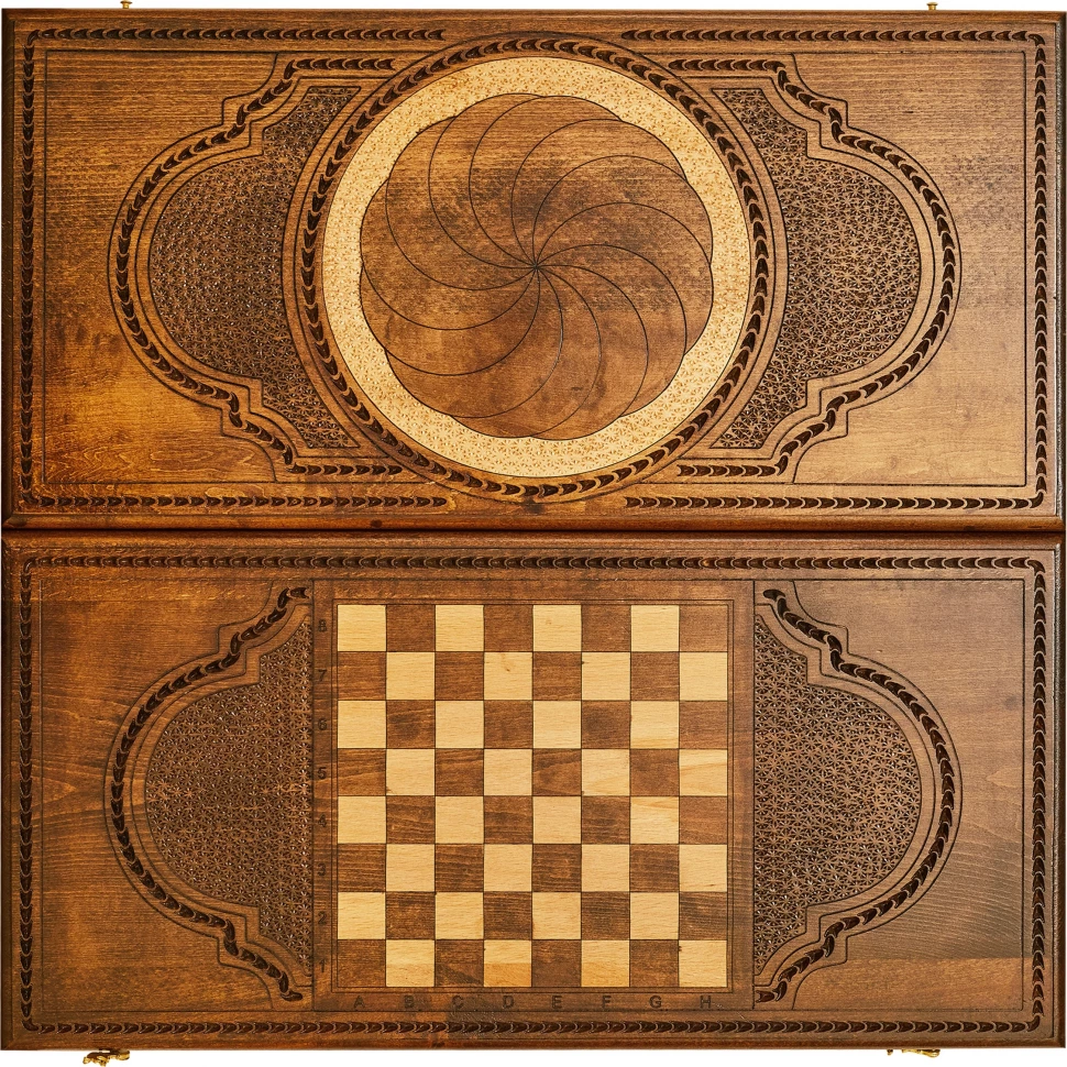 Нарды резные "Бесконечность 2" 60, Zakaryan