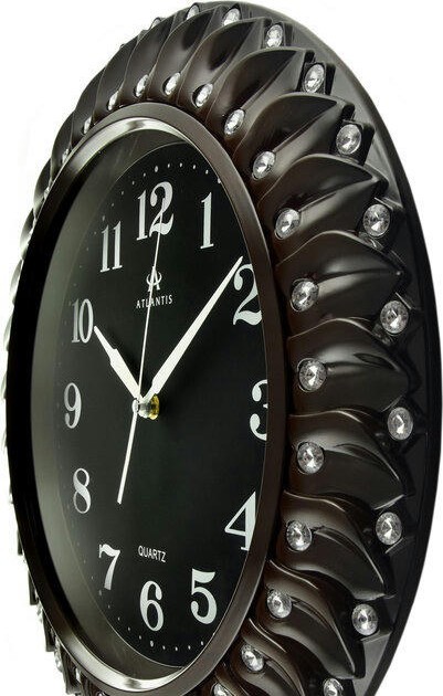 Настенные часы atlantis tld-35143b brown