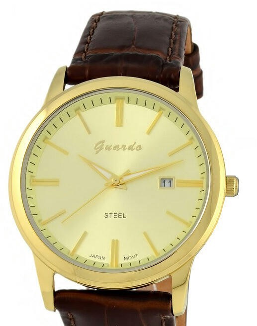 Наручные часы guardo s00547a.6 жёлтый