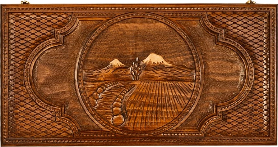 Нарды резные "Долина Арарата" 60, Simonyan