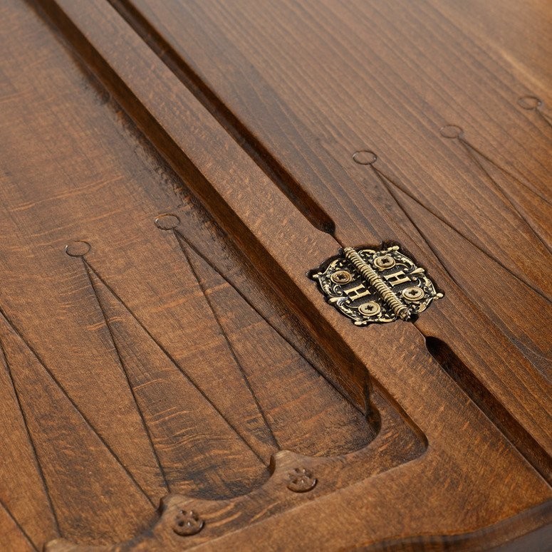 Нарды резные "Бесконечность" с ручкой, Haleyan