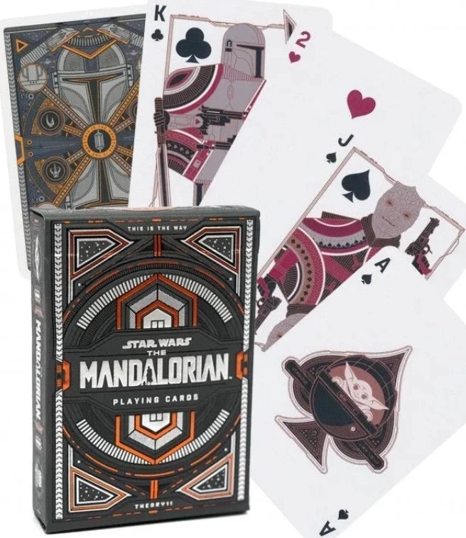Карты "Theory11 Mandalorian V2 Stars Wars playing cards"