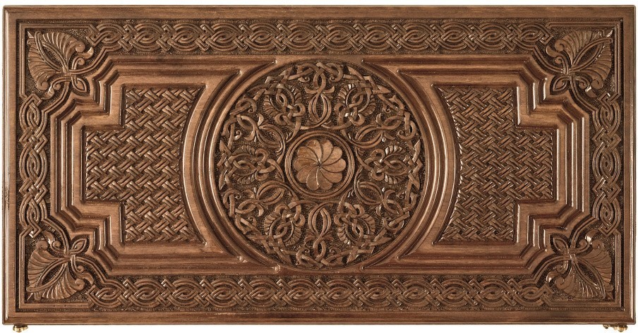 Нарды резные "Армянский узор 10" 60, Haleyan