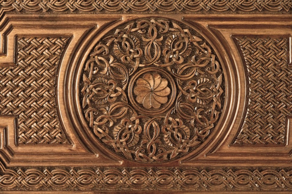 Нарды резные "Армянский узор 10" 60, Haleyan