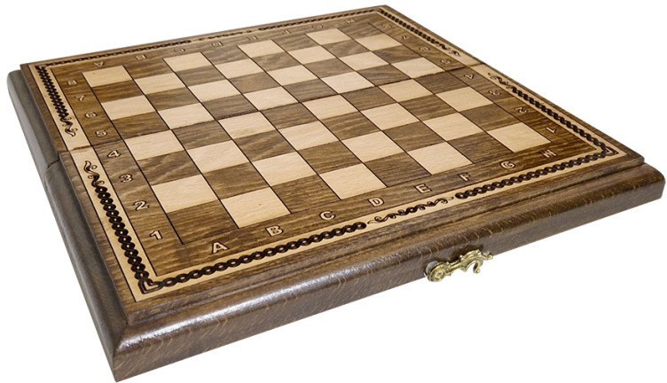 Доска шахматная резная "Олимпик" 30, Ustyan