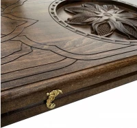 Нарды резные &quot;Солнечный цветок&quot;, Mkhitaryan