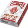 Карты "Bicycle Prestige Rider 100% Plastic Jumbo red"