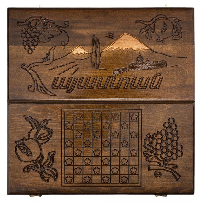 Нарды резные "Хайастан" 50, Haleyan