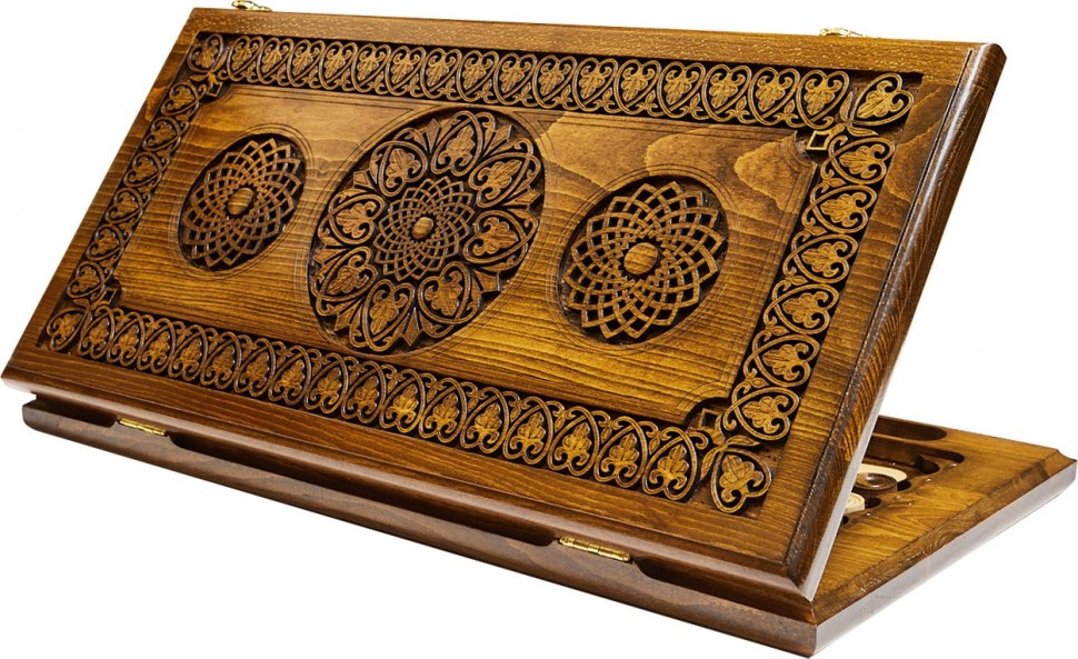 Нарды резные "Орнамент 2", Mirzoyan