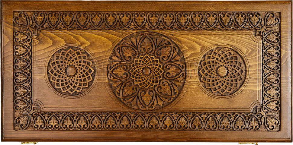 Нарды резные "Орнамент 2", Mirzoyan