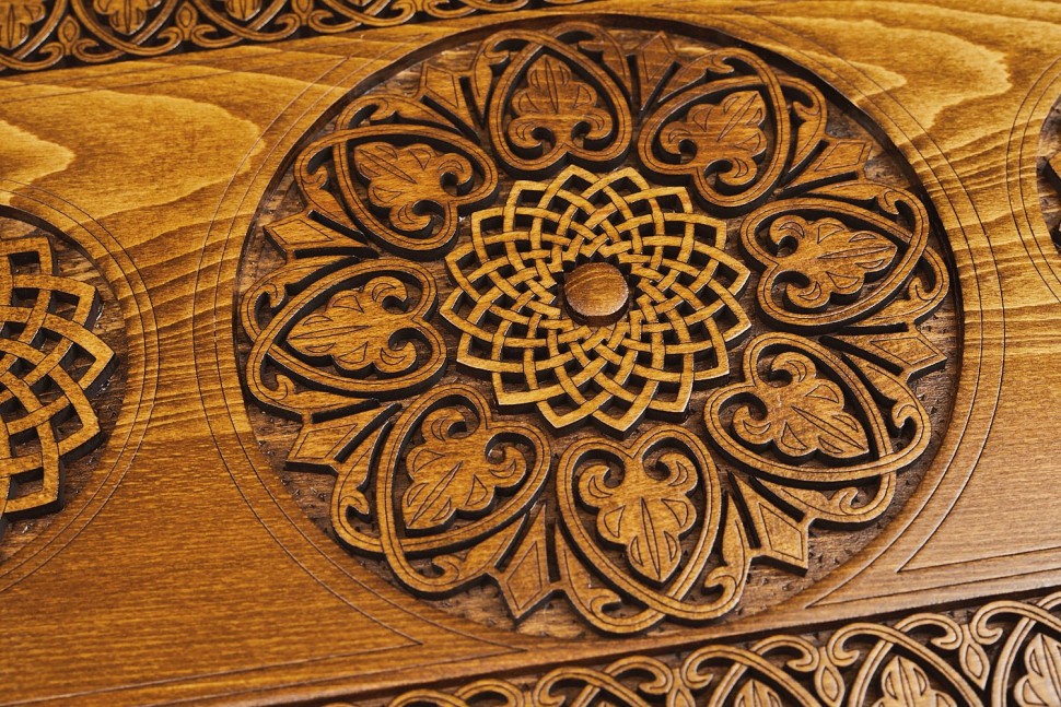 Нарды резные "Орнамент 2", Mirzoyan