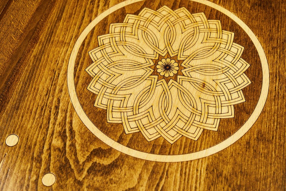 Нарды резные "Орнамент 2", Mirzoyan