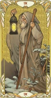 Карты Таро &quot;Golden Art Nouveau Tarot Grand Trumps 22 Cards&quot; Lo Scarabeo / Золотой козырь Таро