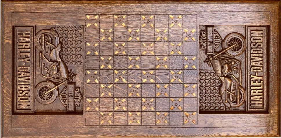 Нарды резные "Мотоцикл", Mkhitaryan