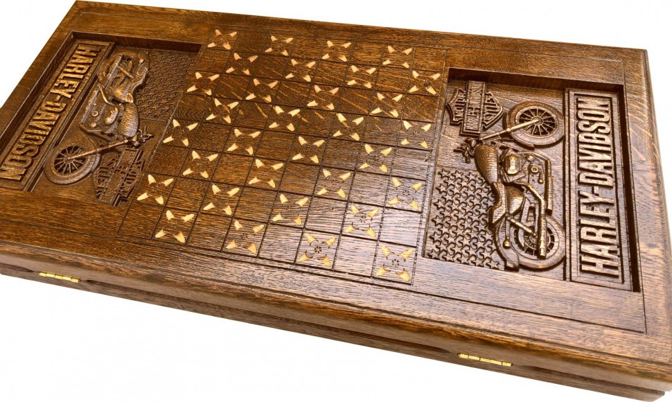 Нарды резные "Мотоцикл", Mkhitaryan