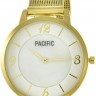 Наручные часы pacific x6179 корп-золот циф-перл/желт сетка