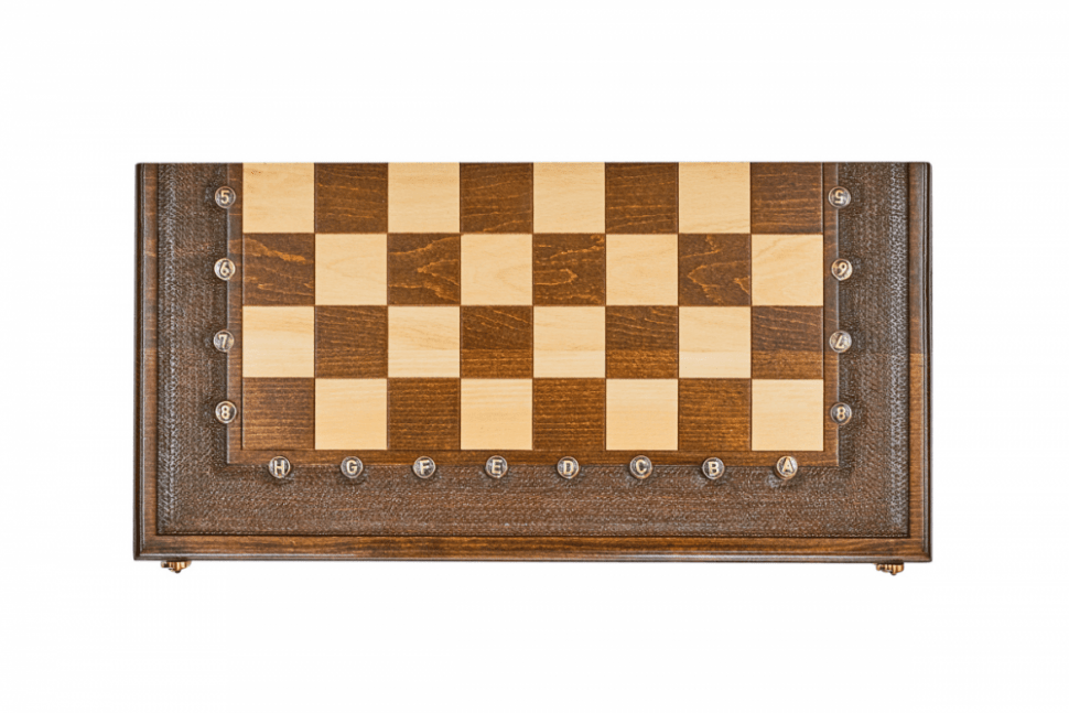 Шахматы + нарды резные "Гамбит 1" 60, Simonyan