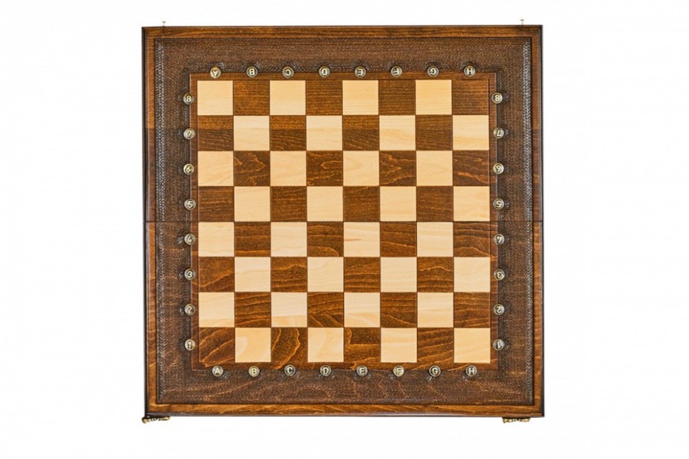 Шахматы + нарды резные "Гамбит 1" 60, Simonyan