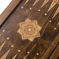 Нарды резные &quot;Золотой Узор 2&quot;, Mirzoyan