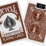 Карты "Bicycle Rider Back Standard index Brown"