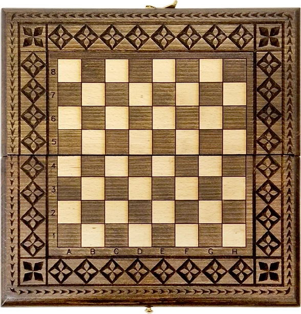 Шахматы + нарды резные "Роял 2" 30, Ustyan