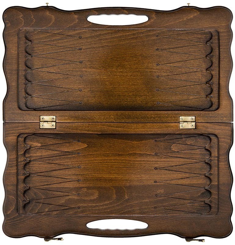 Нарды резные "Арарат" с ручкой 50, Haleyan