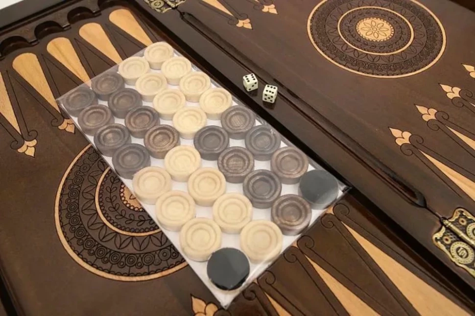 Нарды резные "Лев 1", Simonyan