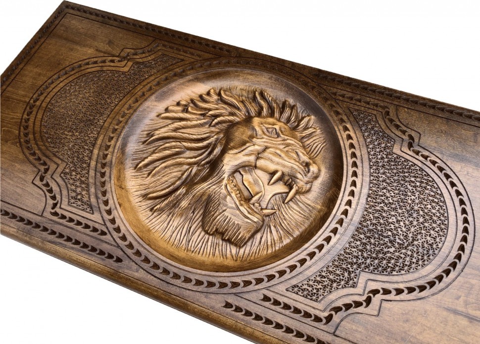 Нарды резные "Лев", Mkhitaryan