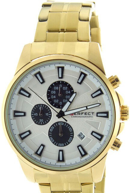 Наручные часы perfect m503ch-4 корп-жел циф-бел брас