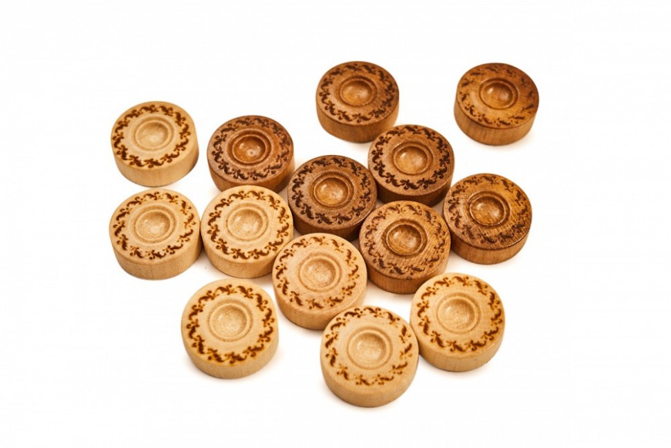 Набор фишек для нард "Узор 1", Haleyan