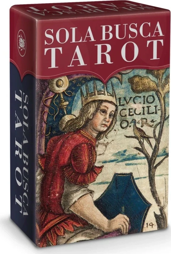 Карты Таро "Sola Busca Tarot Mini Pocket Size Cards" Lo Scarabeo / Сола Буска Таро Мини-Карманные ка