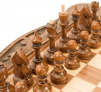 Шахматы резные в ларце 40, Haleyan