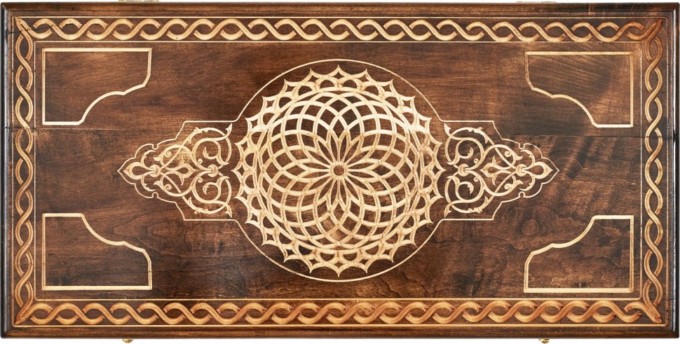 Нарды резные "Армянский узор 1", Mkhitaryan